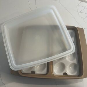 Vintage Tupperware deviled egg holder